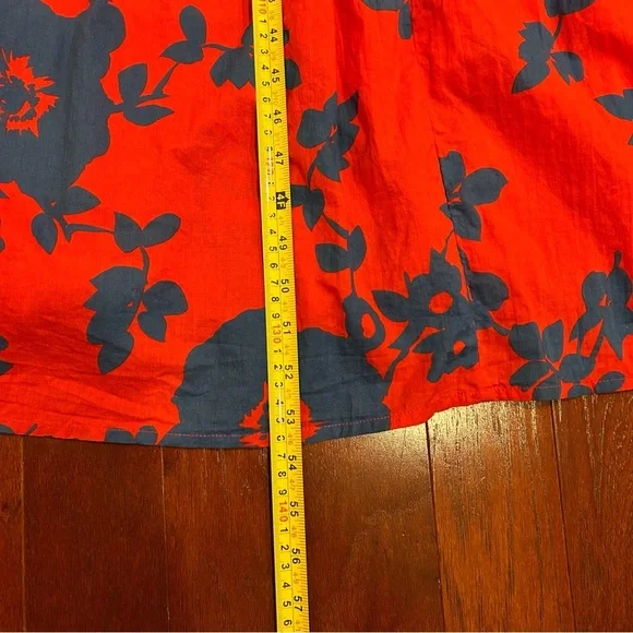 Velvet By Graham & Spencer Colette
Printed Maxi Dress In Blue Red Floral size M - Picture 7 of 10